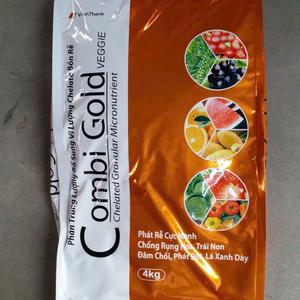 Phân Bón Trung - Vi Lượng Combi Gold 4kg Giúp Cây Khỏe, Năng Suất Cao