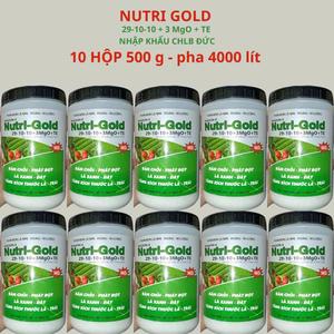 Phân Bón Lá Siêu Vọt Đọt 29-10-10 + 3 MgO + TE - Nhập Khẩu CHLB Đức (10 hộp x 500g)